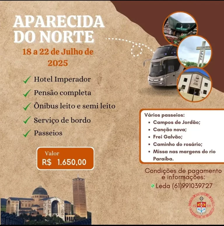 Viagem Aparecida do Norte 2025