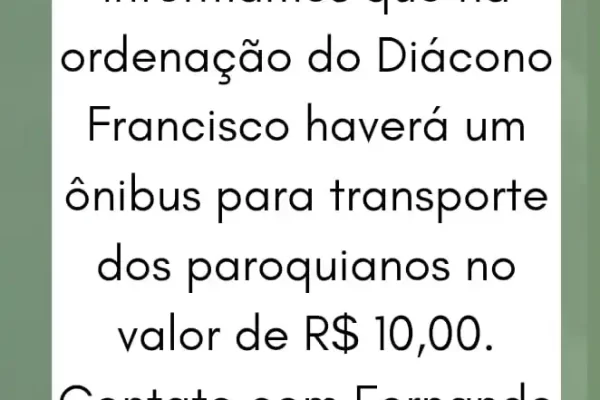 AvisoOrdenacaoFrancisco
